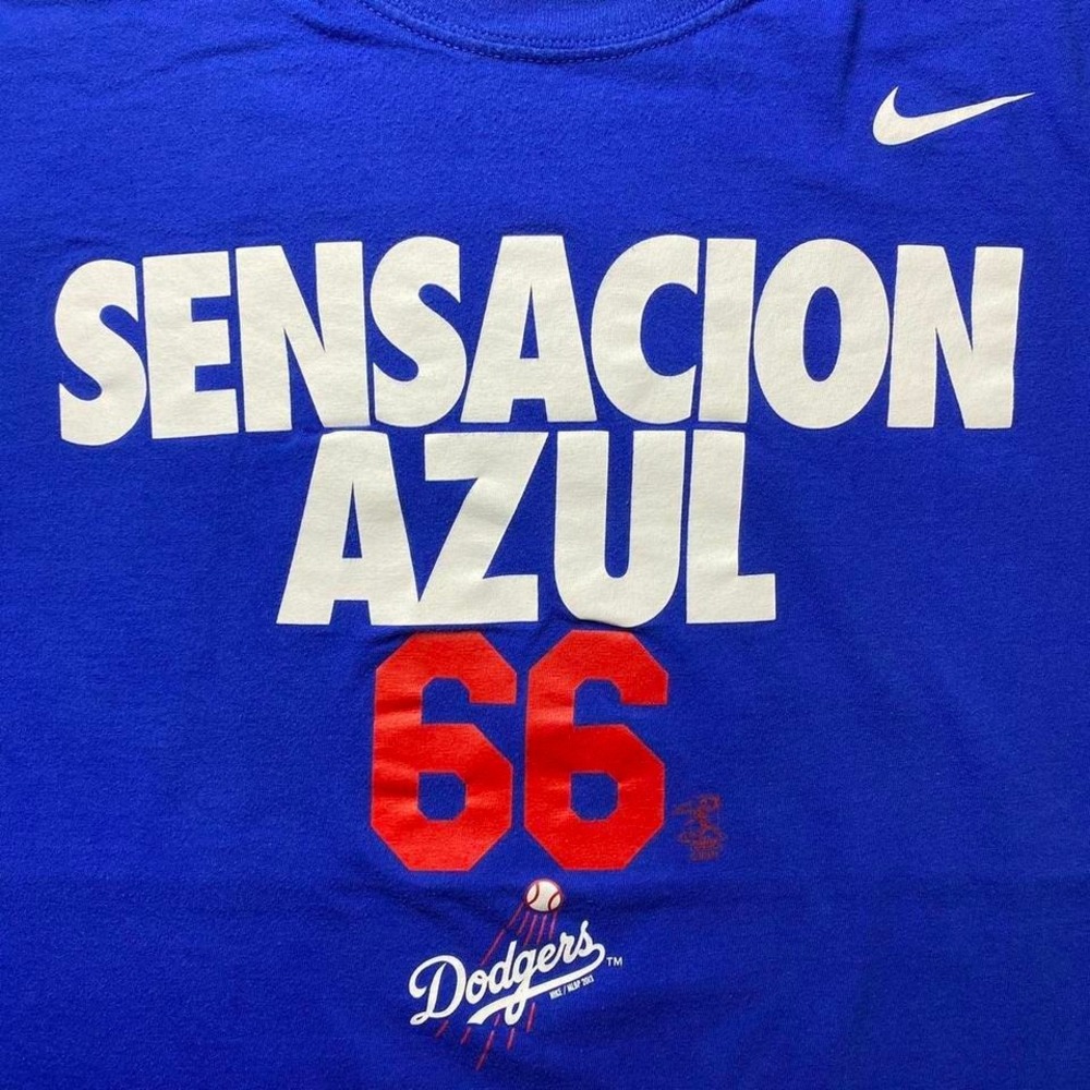 2013 LA Dodgers x Yasiel Puig‎ baseball shirt
